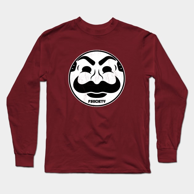 FSOCIETY Long Sleeve T-Shirt by Aries Custom Graphics